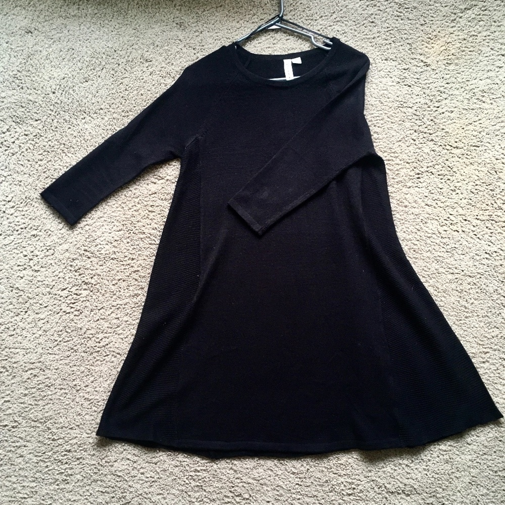 black light sweater dress by Moiety